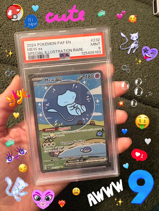 PSA 9 MINT - SIR MEW EX - #232 - 2024 PALDEAN FATES (English)