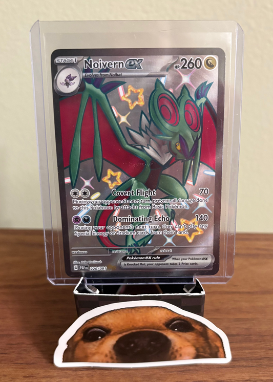 [SHINY FULL ART] Noivern ex - Paldean Fates #220/091 - Pokemon (English)