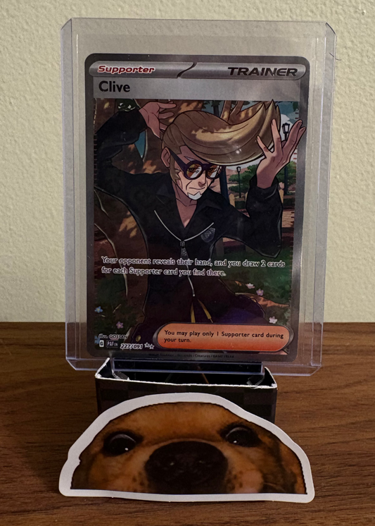 [FULL ART] Clive - Paldean Fates #227/091 - Pokemon (English)
