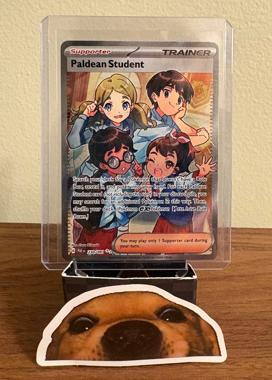 [FULL ART] Paldean Student - Paldean Fates #230/091 - Pokemon (English)